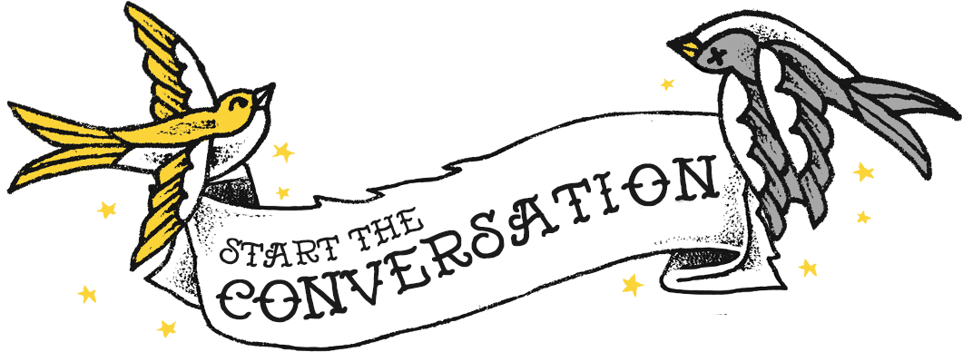Start The Conversation Banner - Swipe Right Levi Lusko (1061x388), Png Download
