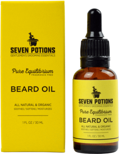 Seven Potions Beard Oil Pure Equilibrium For Softening - Seven Potions Beard Oil (600x600), Png Download
