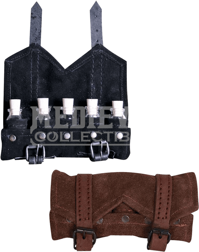 Sac À Fioles Alchimiste Noir (850x850), Png Download