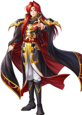 Julius Scion Of Darkness Face - Fire Emblem Heroes Julius (340x408), Png Download