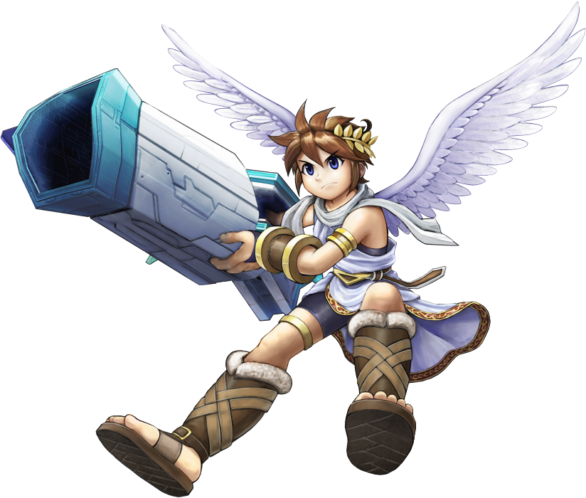 All Of The Art From Nintendo's Press Kit - Kid Icarus Png (1024x768), Png Download