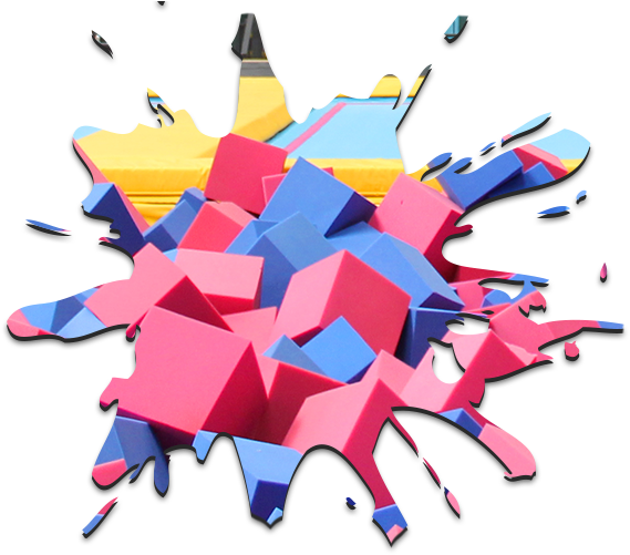 Foam Pit - Airhop Png (612x501), Png Download