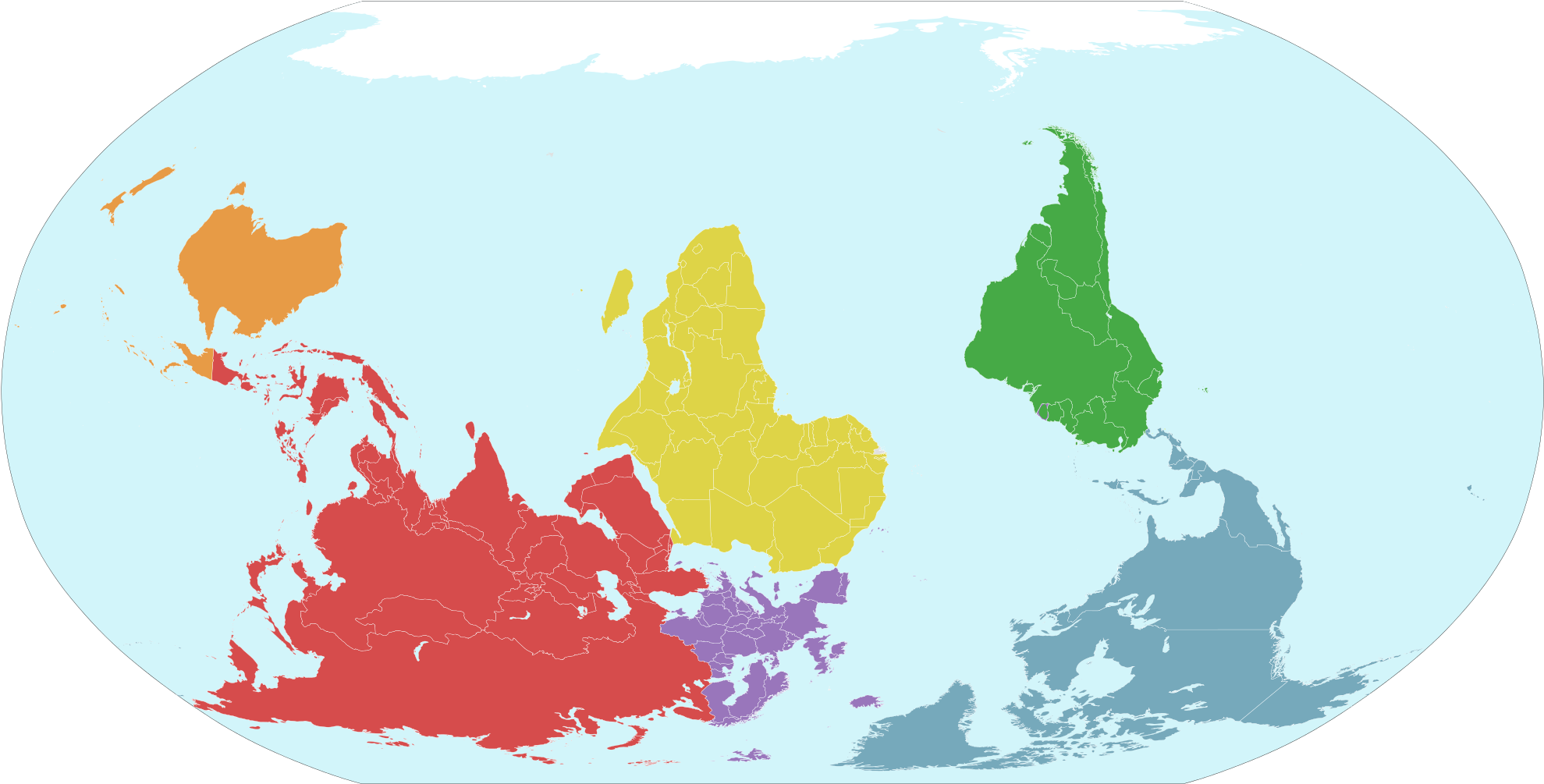 Download 7 Continents Map Continents Of The World World Map Upside Down Continents Png Image With No Background Pngkey Com