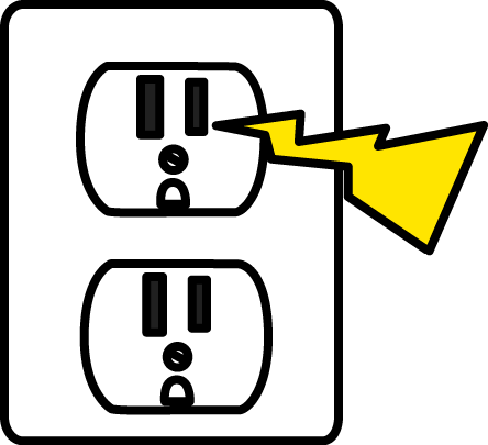 Electrical Zap - Electricity Clipart (444x405), Png Download