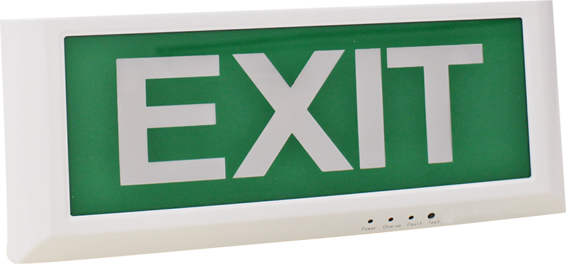 Cosine Developments Led Single Sided Exit Sign - Exit Led (800x373), Png Download