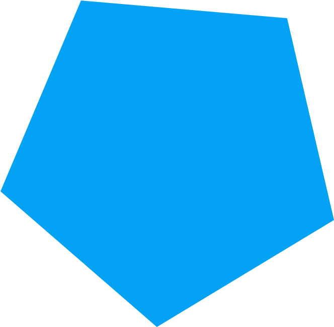 Asif Blue Pentagon Angle - Angle (717x717), Png Download
