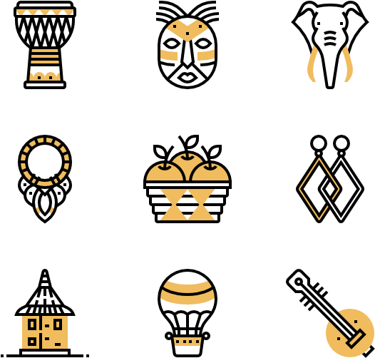 Africa Symbols (600x564), Png Download