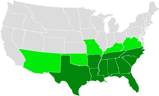 Secession Of The Southern States - Colorado Utah Nevada Montana Wyoming Idaho (640x393), Png Download