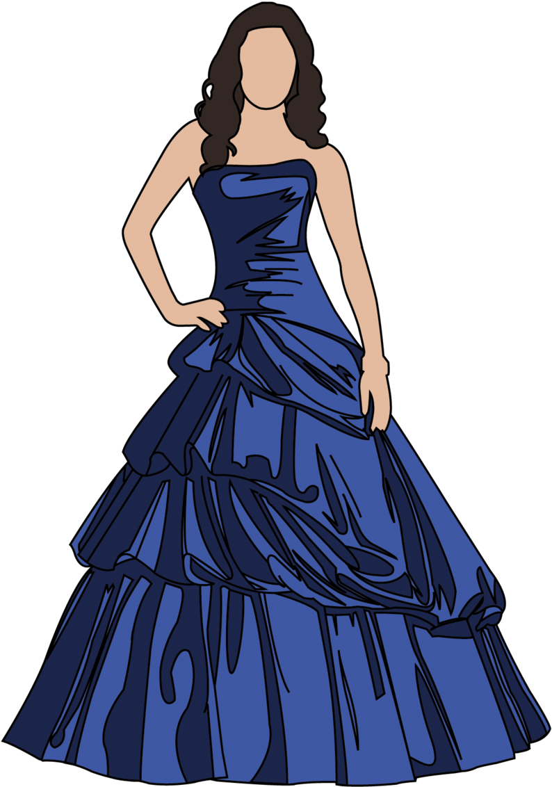 cartoon dress clipart