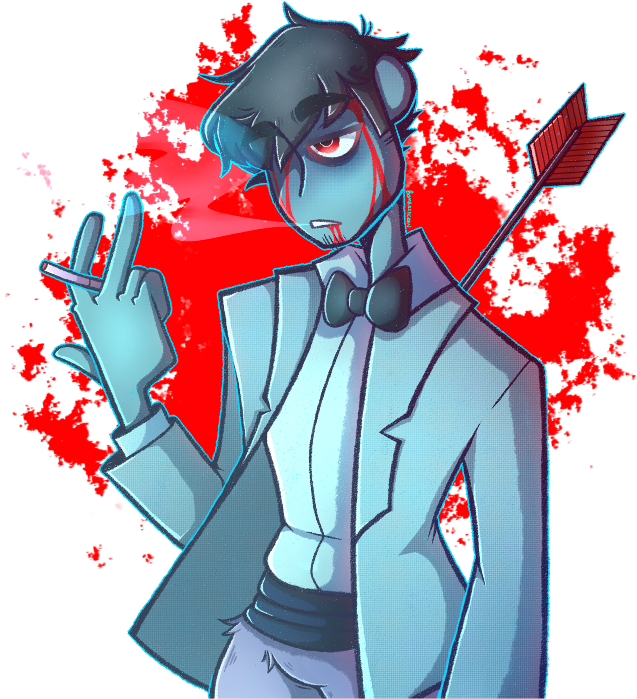 Im Rather Late To This But Hey Png Dark Gore Transparent - Illustration (1280x1465), Png Download