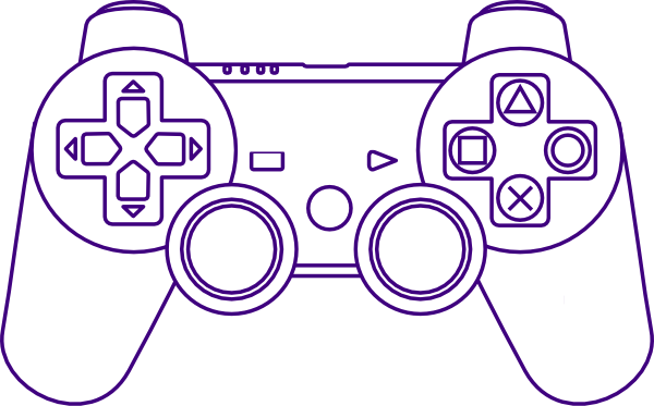 Playstation 2 Clipart Png - Ps4 Controller Coloring Page - Free