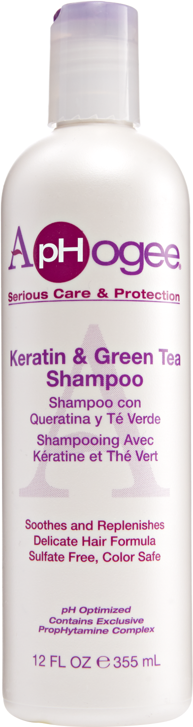 Aphogee Keratin & Green Tea Shampoo 12 Oz (1500x1500), Png Download
