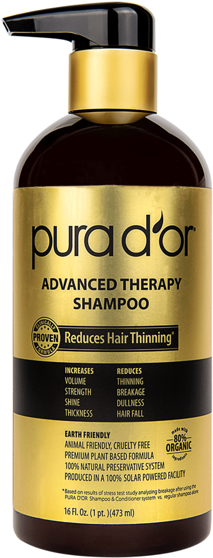 Pura D Or Shampoo (1200x1200), Png Download