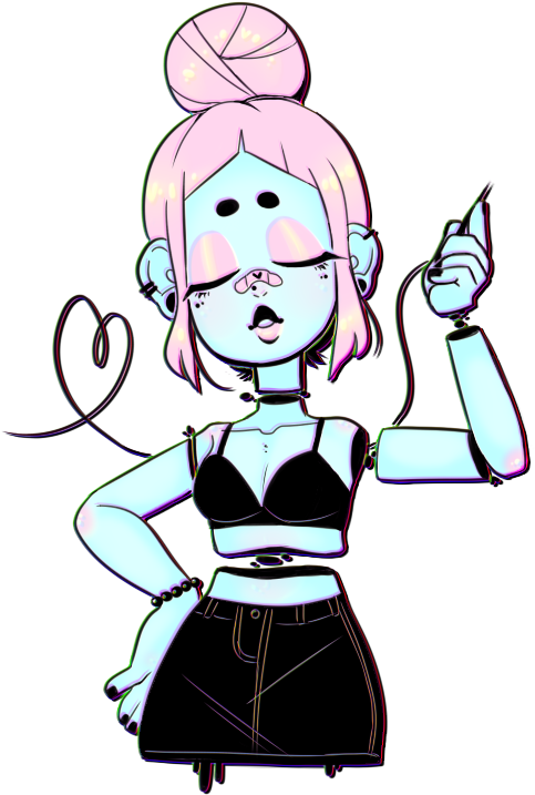 Pastel Gore - Coffee (484x728), Png Download