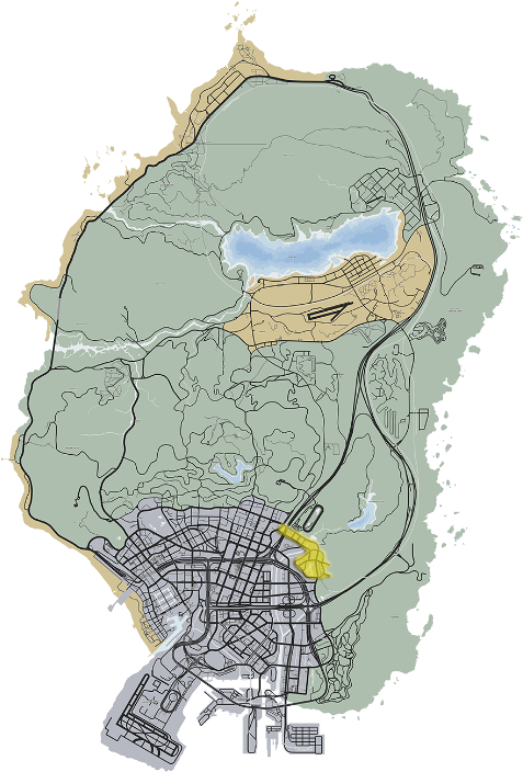 Download Gta 5 Map Png Vector Freeuse Gta 5 Map Png Png