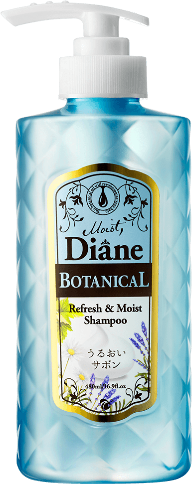 Moist Diane Botanical Refresh & Moist Shampoo 480ml - Moist Diane Botanical Refresh And Moist Shampoo (960x1200), Png Download
