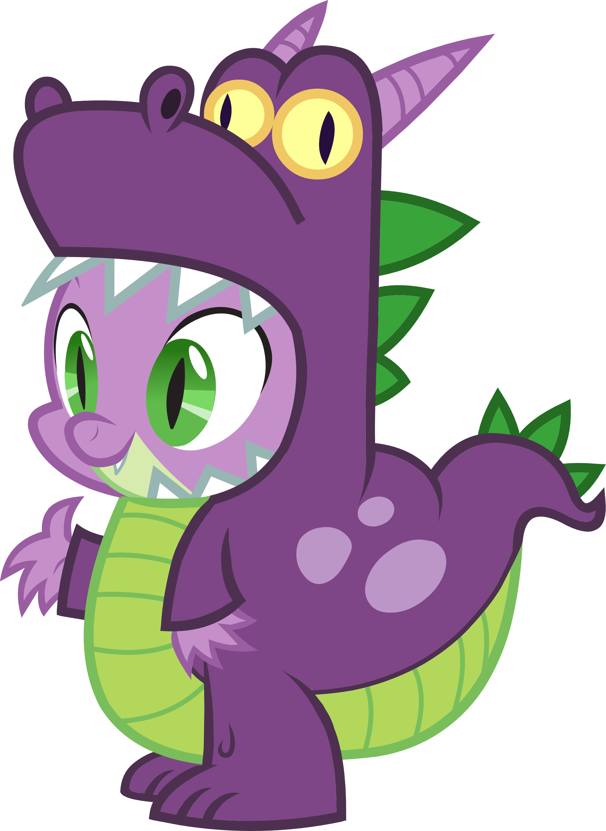 Canterlot Castle Spike 4 - Spike My Little Pony (2099x2880), Png Download