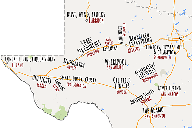 Urban Map Of Texas (630x420), Png Download