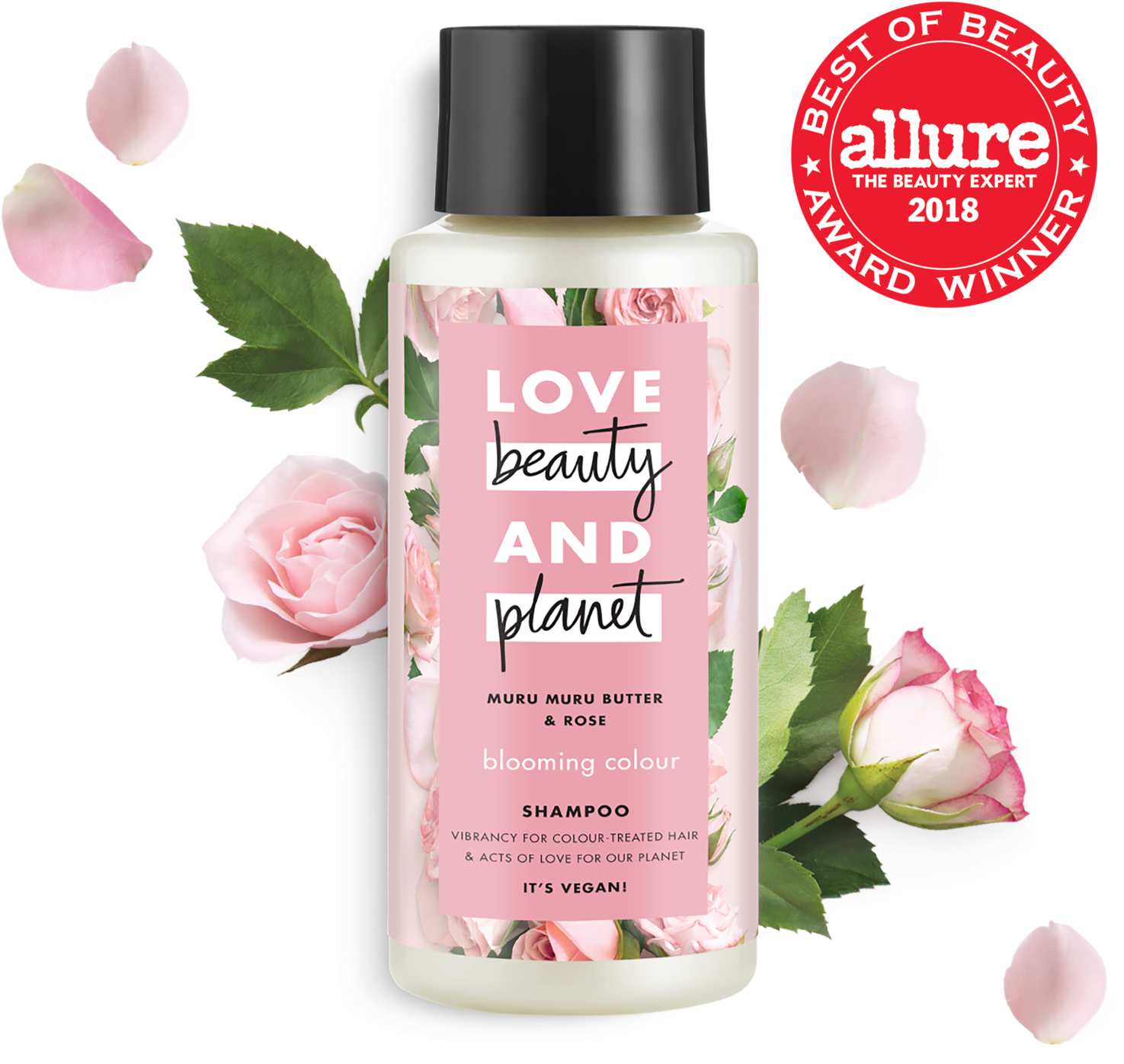 Love Beauty And Planet Murumuru Butter & Rose Shampoo - Love Beauty And Planet Magic Mask (1500x1500), Png Download