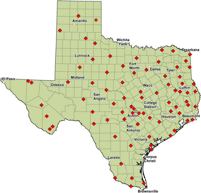 Predictive Services Predictive Services - San Antonio State Map (667x667), Png Download