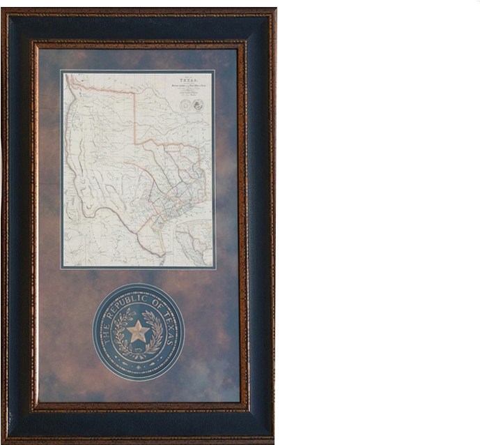 Maps, Texas - Leather (1000x655), Png Download