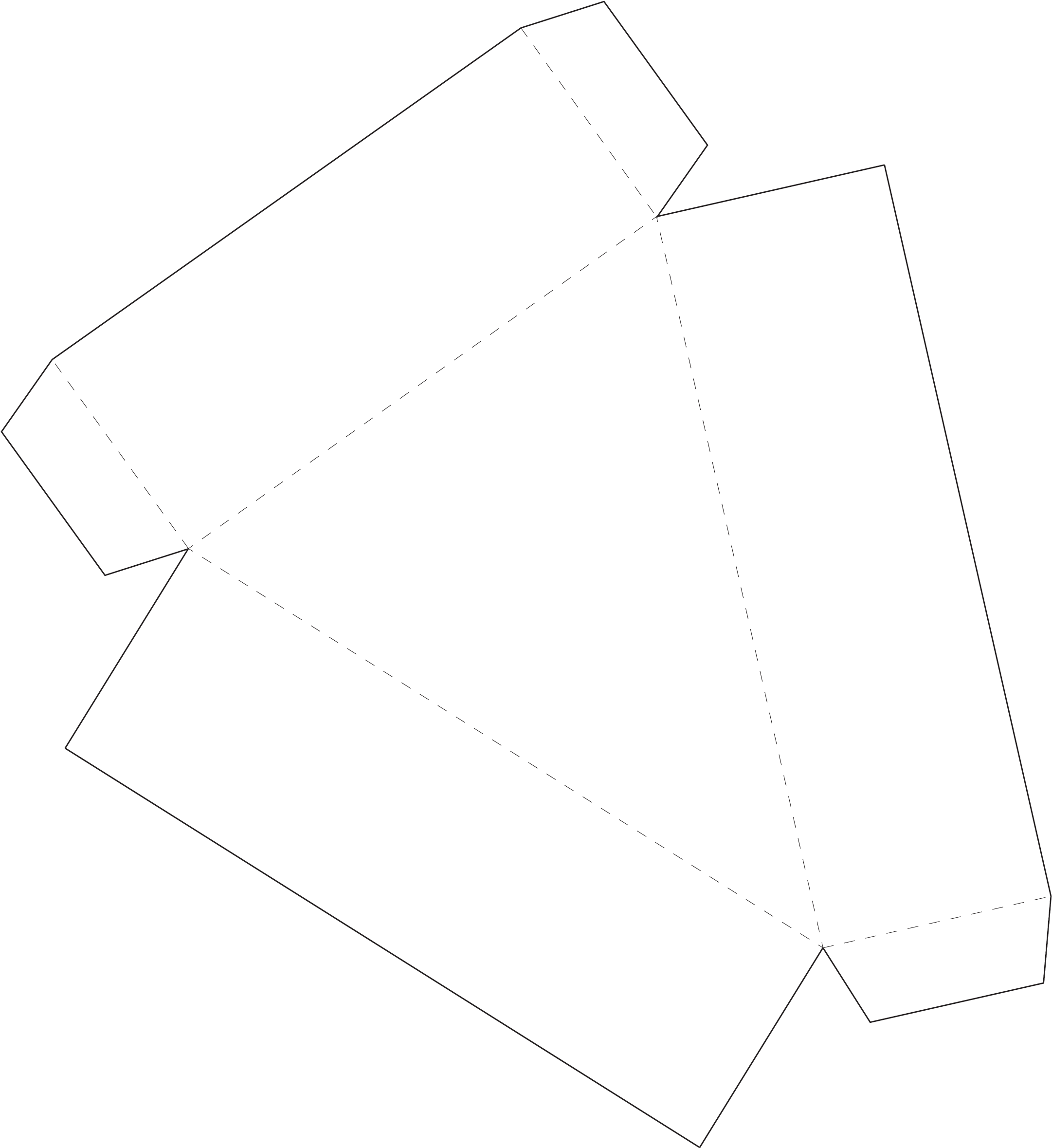 Piebox Template - Drawing (2193x2497), Png Download