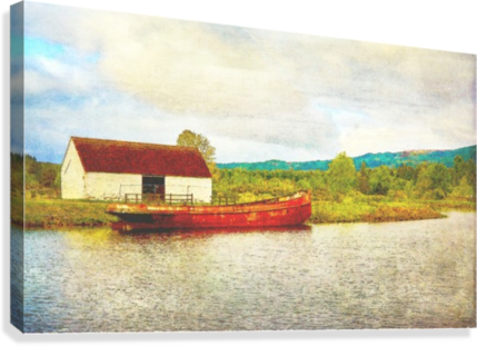 Caledonian Canal Canvas Print - Loch Ness (429x311), Png Download