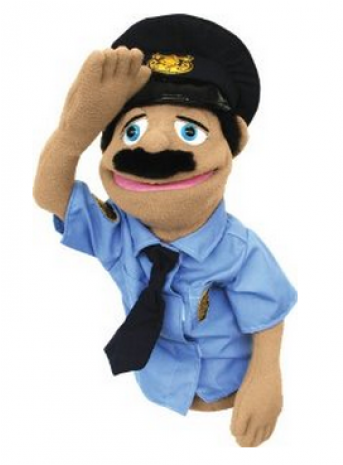 Police Officer Puppet - Firefighter Puppet (700x465), Png Download