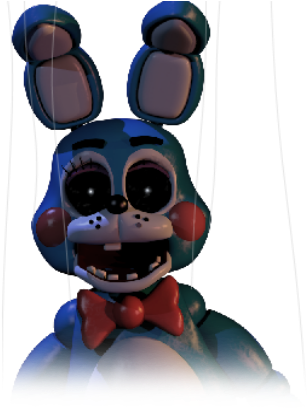 Puppet Bonnie - Fine And Freddy Bonnie (544x416), Png Download