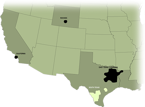 Reflects Estimated Proved Reserves As Of December 31, - Map (578x436), Png Download