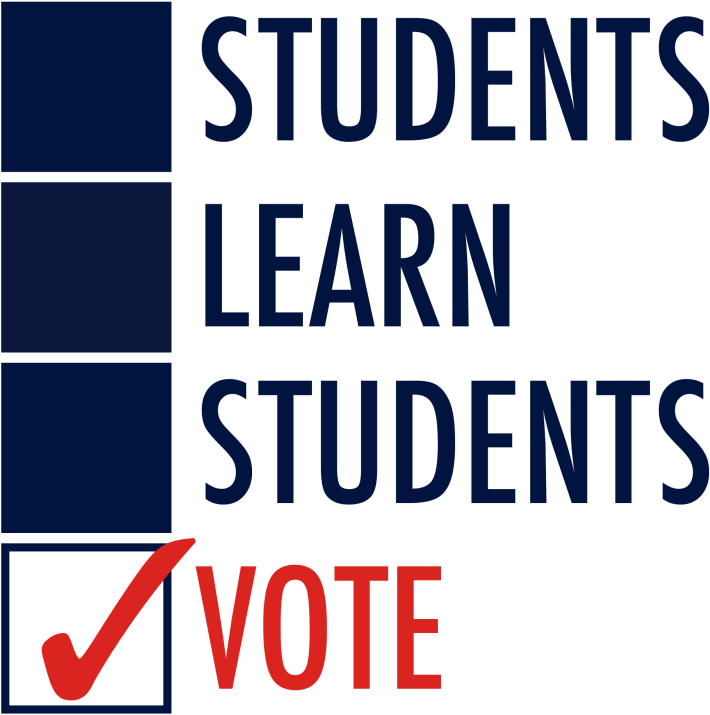 Students Learn Students Vote (720x734), Png Download