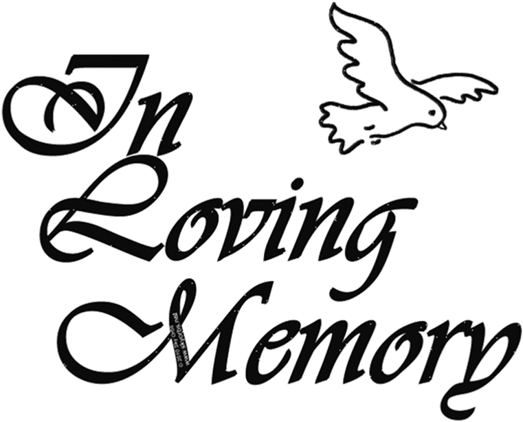 Png Freeuse Stock Memory Clipart Memorial - Loving Memory Transparent Background (773x616), Png Download