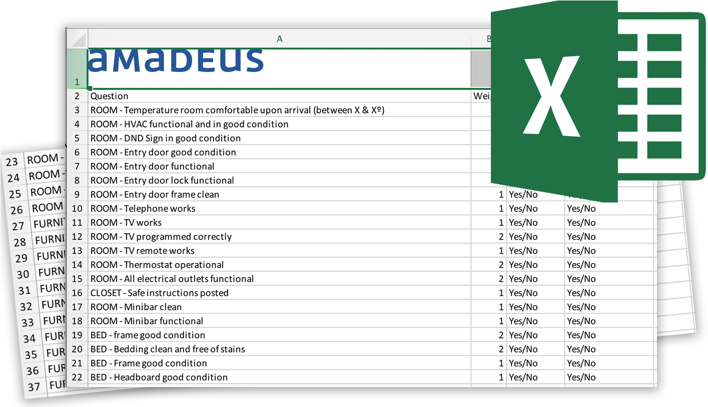Easily Print And Distribute This Excel Checklist To - Housekeeping Checklist (1440x813), Png Download