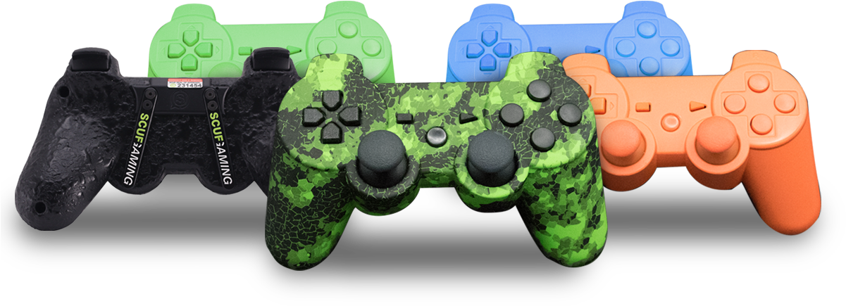 Custom Controller For Playstation - Scuf Gaming Ps3 (1200x540), Png Download