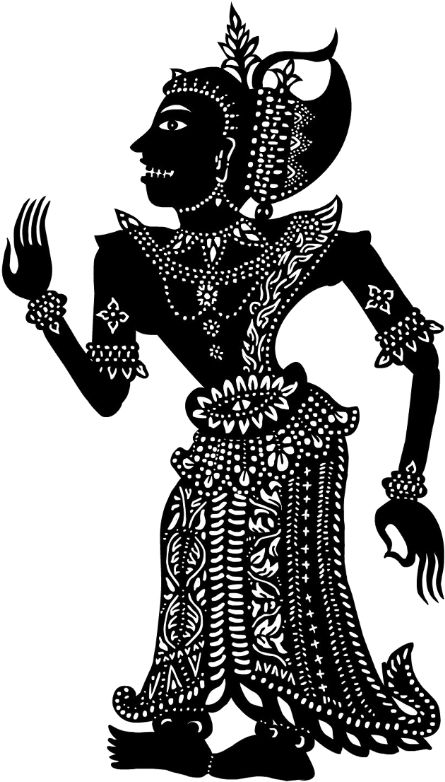 One Of The Arts Spread Through The Indianization Of - Indonesian Shadow Puppets (800x1125), Png Download