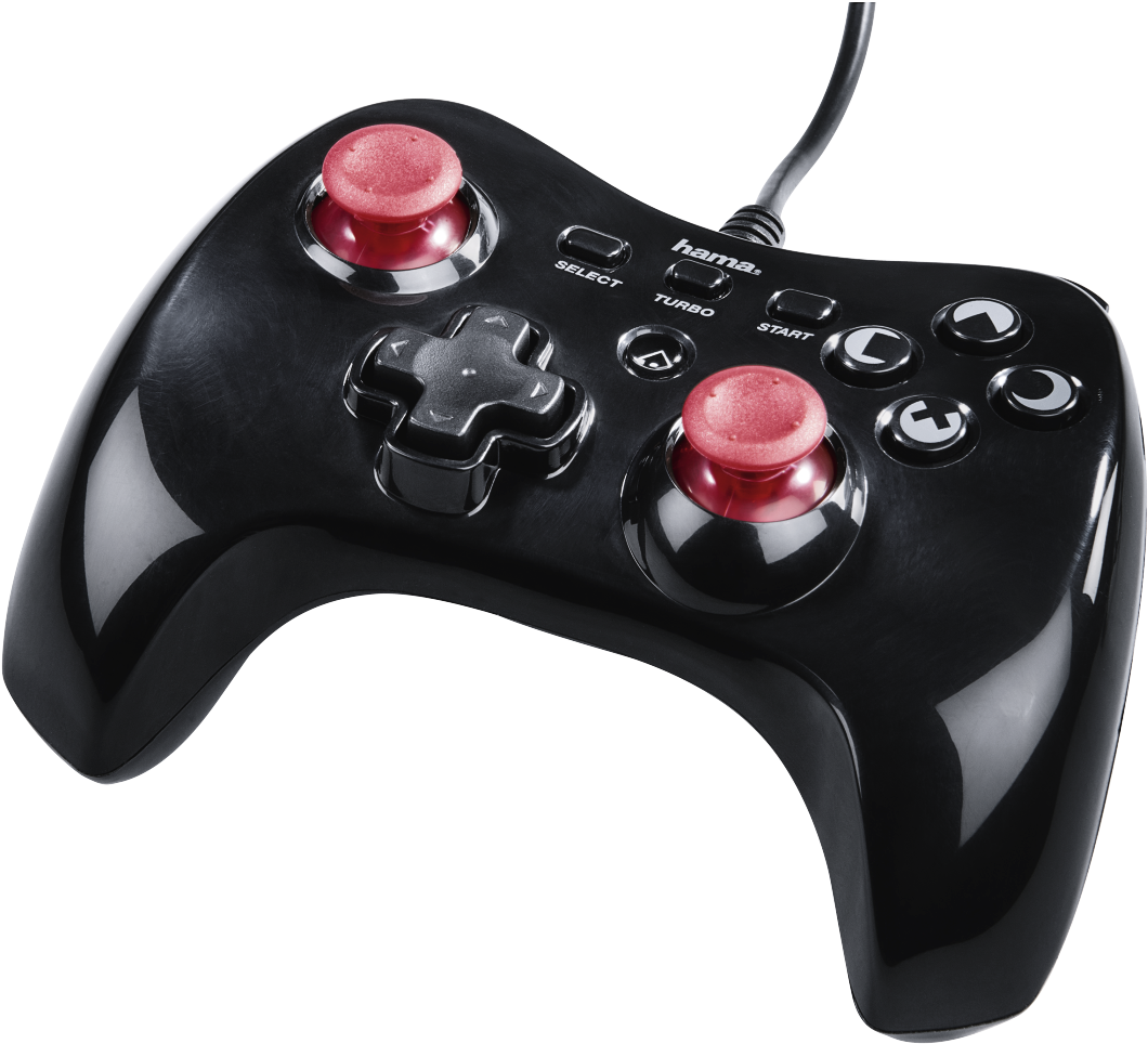 "vendetta" Controller For Ps3 - Gamepad Hama Vendetta Playstation 3 Red/black (1100x1100), Png Download