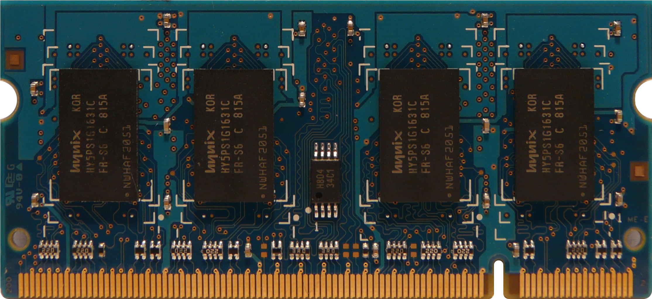 Original File - So-dimm (2373x1098), Png Download