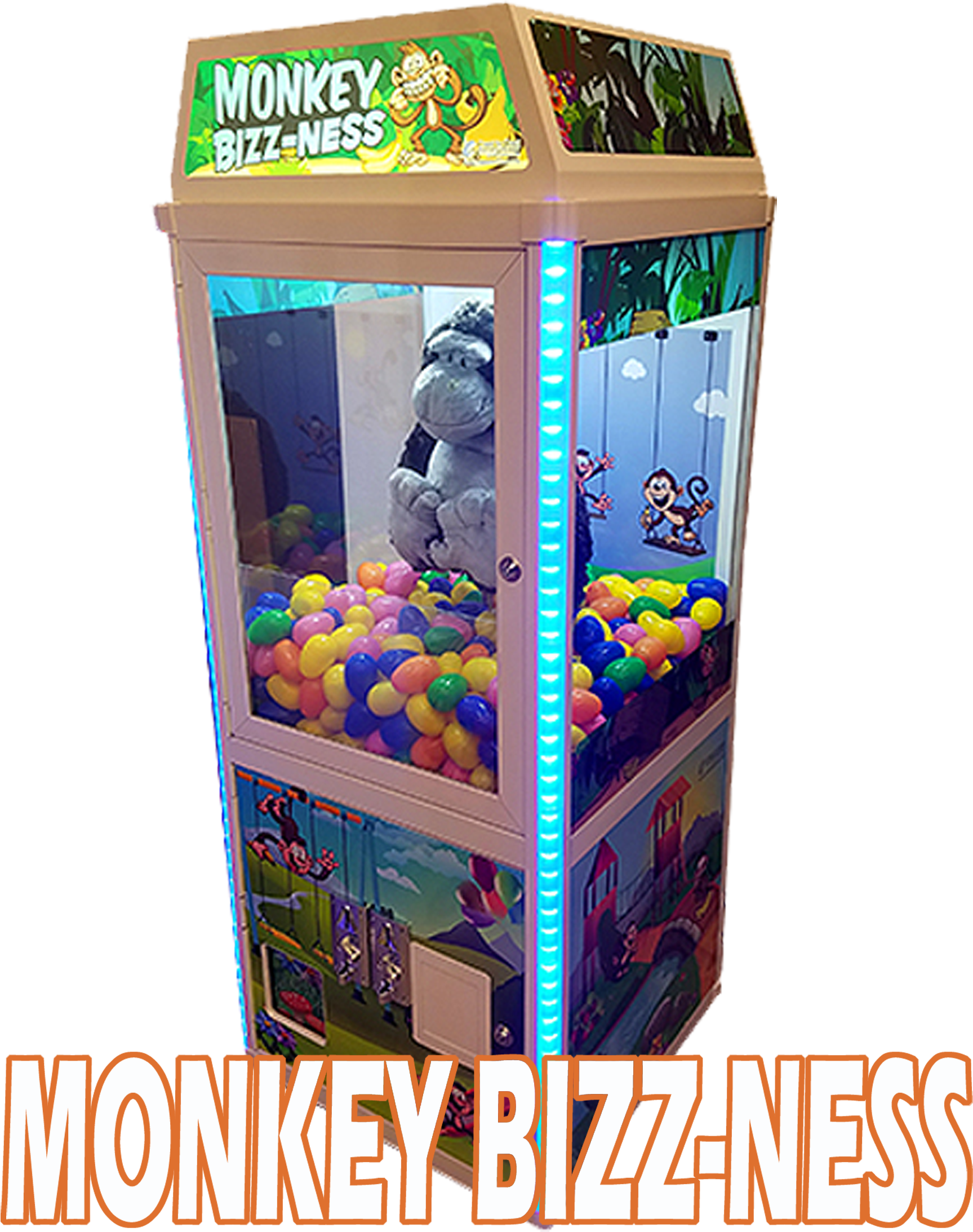 Coast To Coast Monkey Bizz-ness - Playset (1800x2263), Png Download