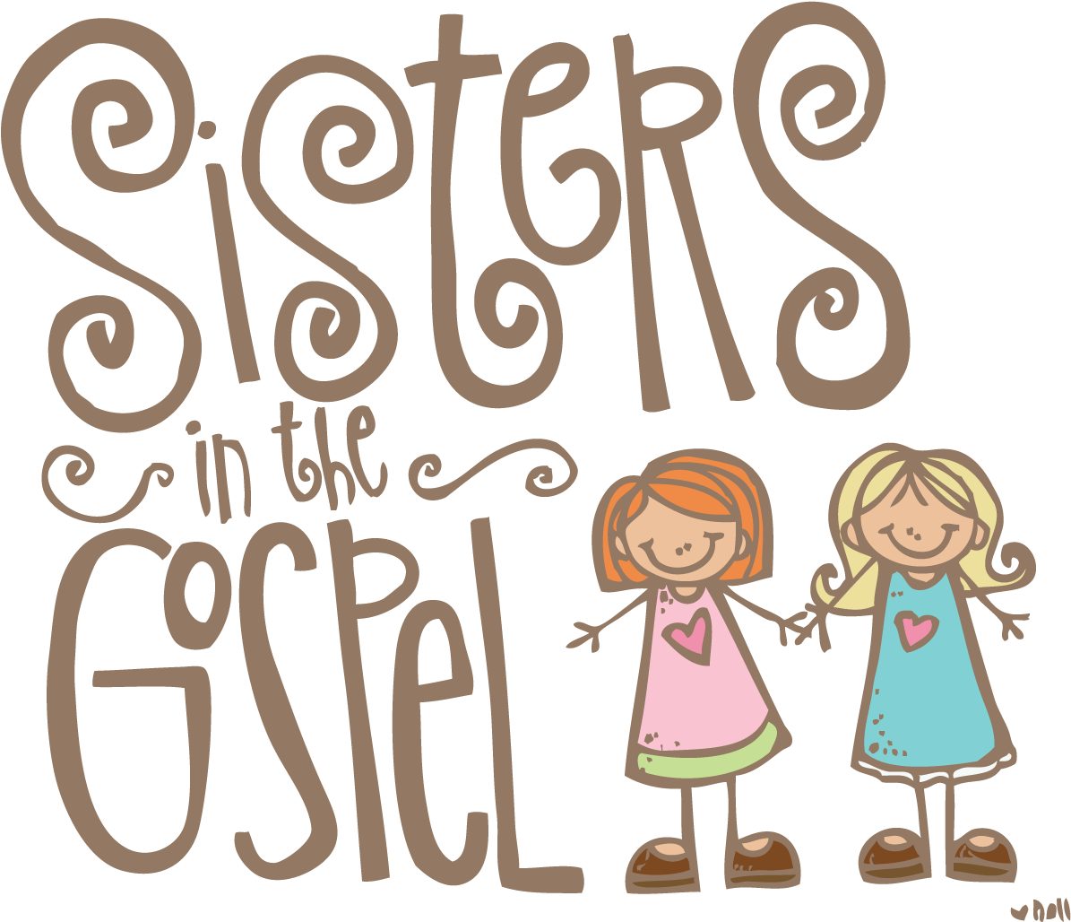 Sisters In The Gospel Colored 1,200×1,042 Pixels - Sisters In The Gospel (1200x1042), Png Download