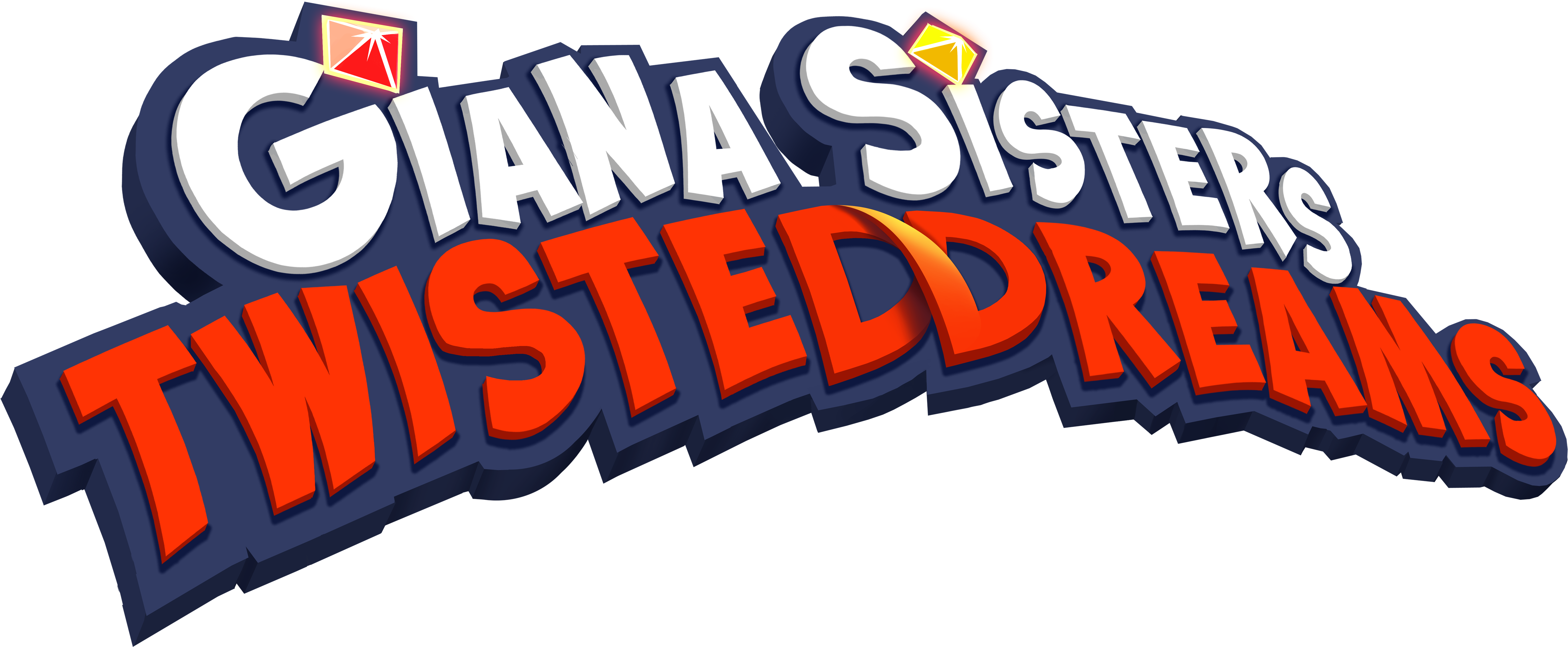 Giana Sisters - Giana Sisters Twisted Dreams Logo (4789x2018), Png Download