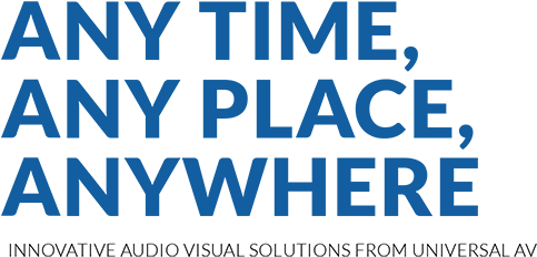 Create, Communicate And Collaborate With Audio Visual - Majorelle Blue (1920x700), Png Download