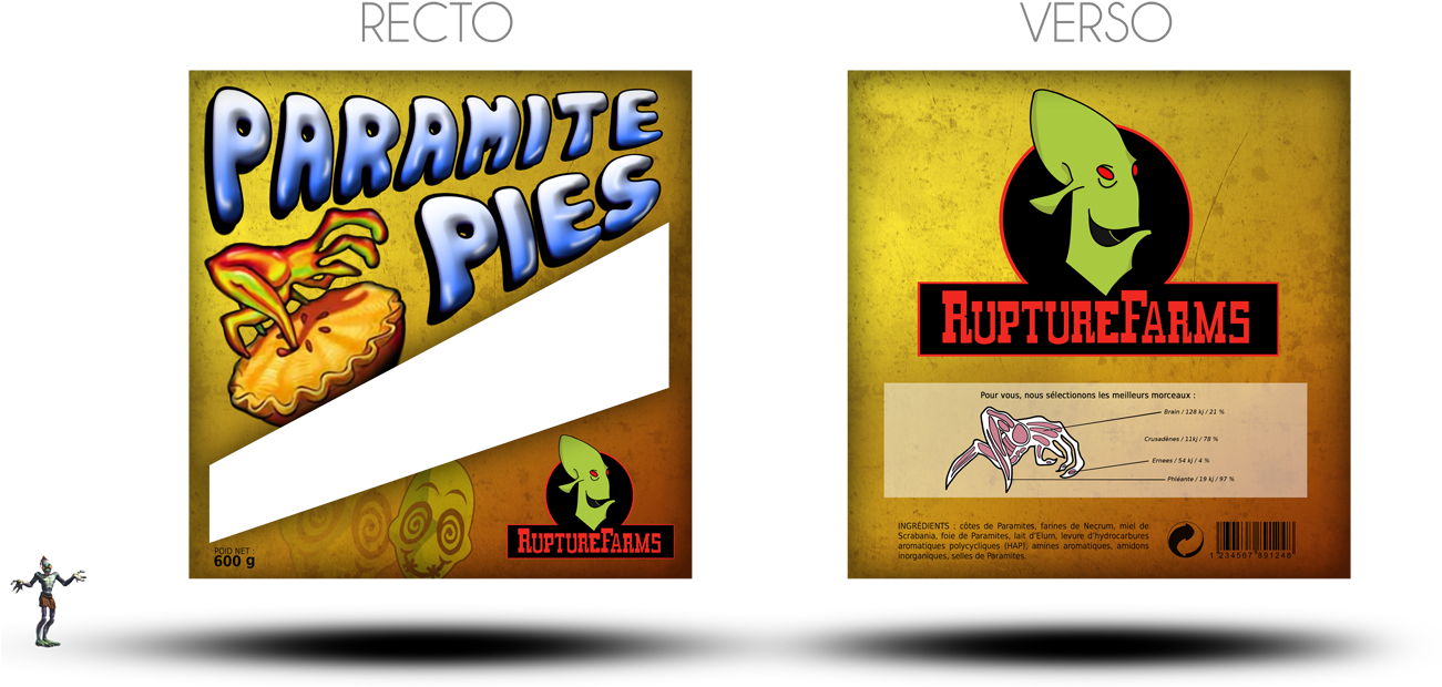 Paramite Pies Packaging By Lunaricecream-d4l3ztt - Paramite Pies (1300x726), Png Download
