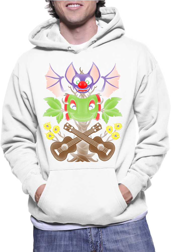 Yooka Laylee Print Alt - Tattoos Diary & Shoes Hoodie |xl|royal Blue|unisex (923x1000), Png Download