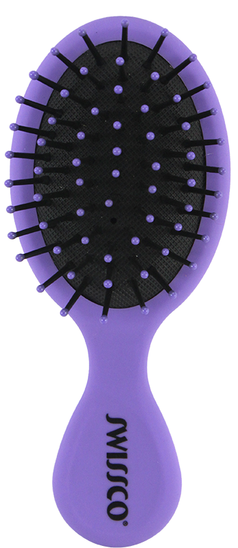Travel Oval Hair Brush - Wet Brush (611x817), Png Download