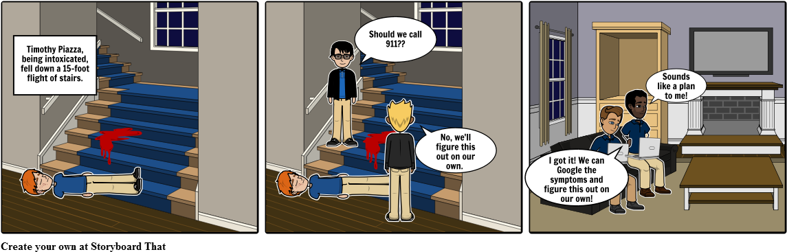 Penn State Hazing - Cartoon (1164x385), Png Download