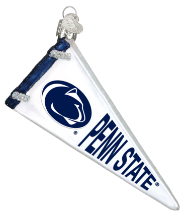 Penn State Pennant Ornament - Penn State (442x442), Png Download