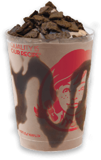 Volcano Frosty - Volcano Frosty Wendy's (599x410), Png Download