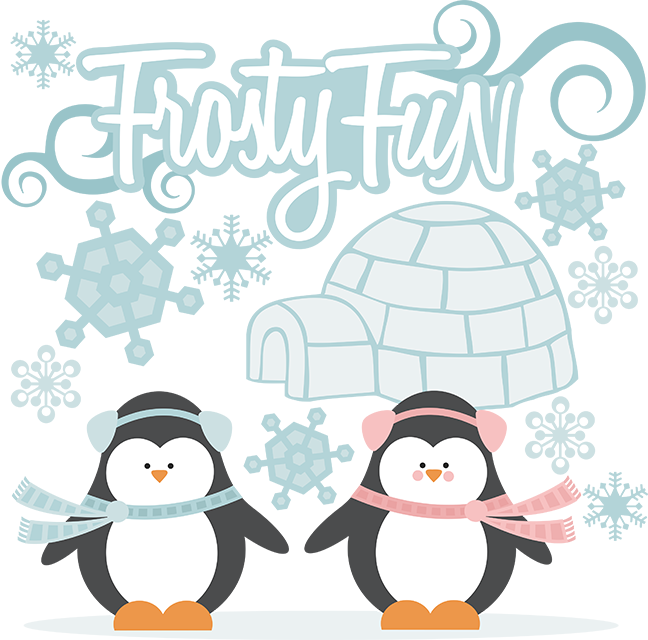 Frosty Fun Svg Cutting Files Snow Svg Files Winter - Miss Kate Cuttables Holiday Fun (648x640), Png Download