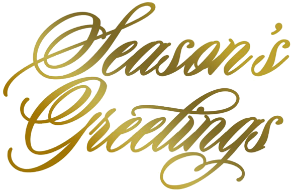 Season's Greetings And Happy Holidays From All Of Us - Couture Creations Anna Griffin Hot Foil Stamp Season's (600x400), Png Download