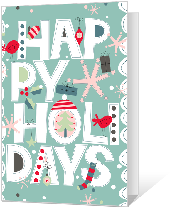 New - Season's Greetings Cards (450x360), Png Download